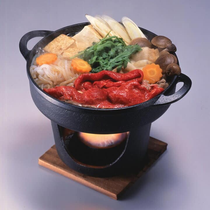 Lẩu sukiyaki một người