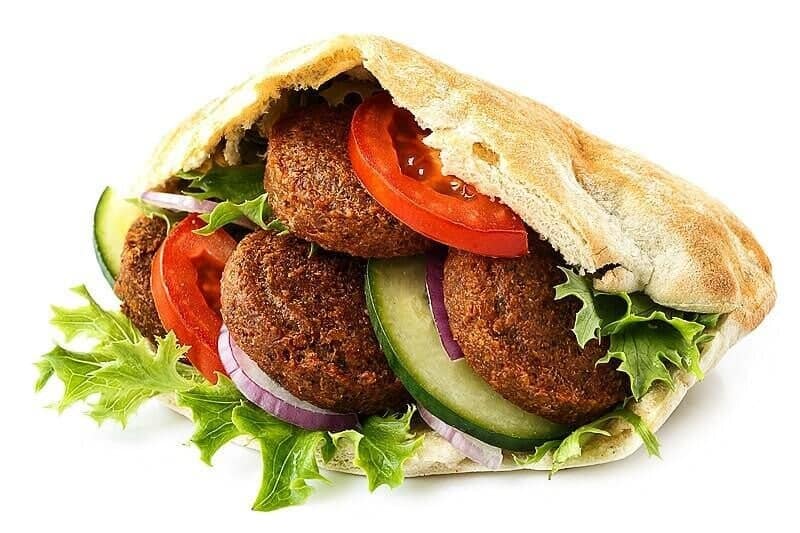 Falafel kèm pita
