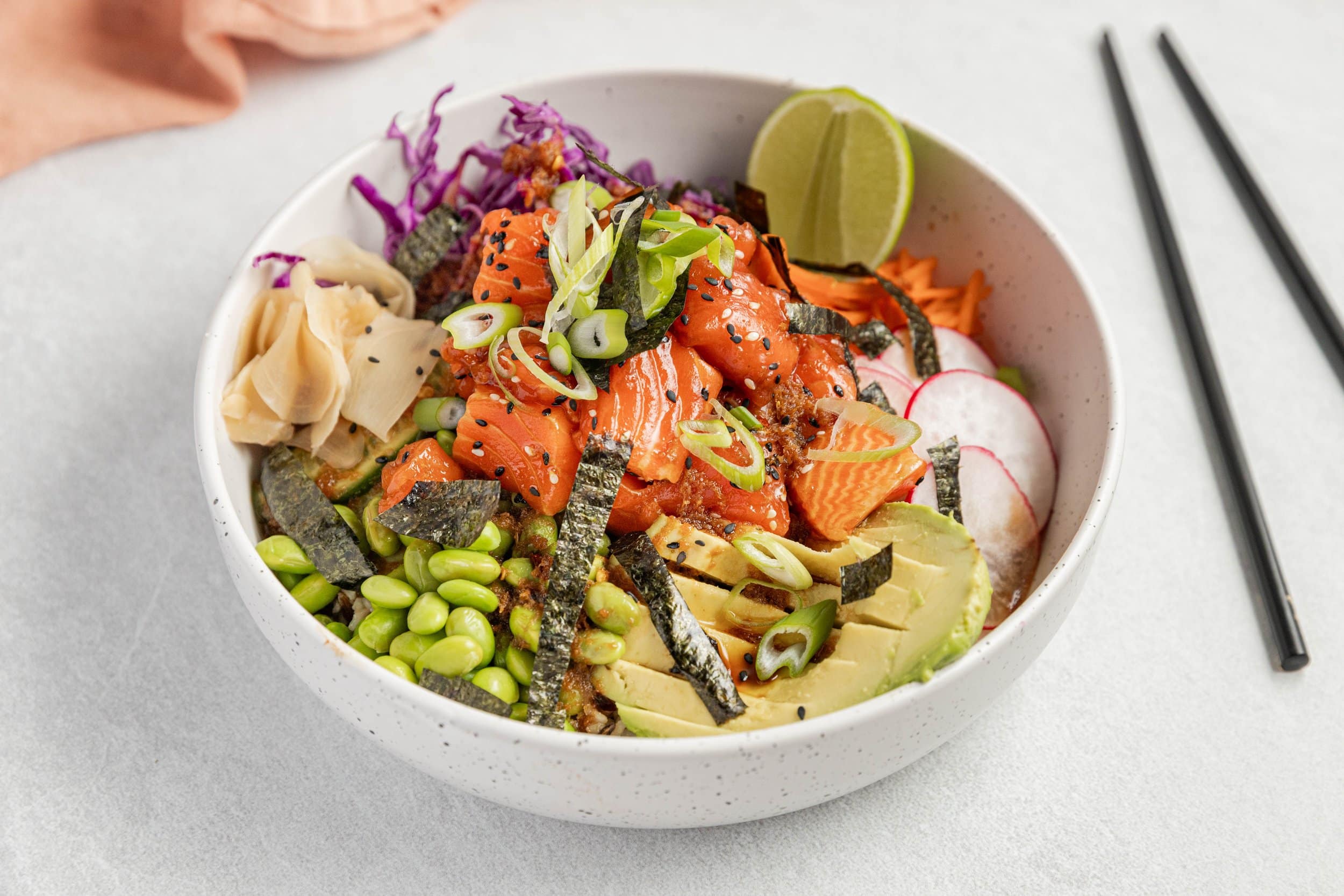 Poke cá hồi